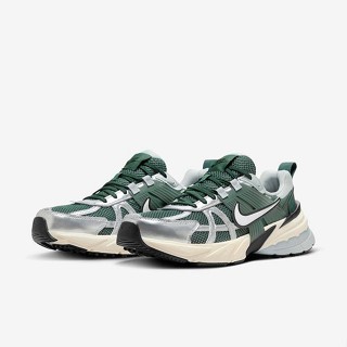 NIKE V2K RUN 男款 墨綠色 奶油底 復古 男休閒鞋 HJ4497300