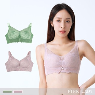 Pink Lady CD罩杯 海棠戀窗 無鋼圈內衣 均勻薄襯 柔滑側背片 透氣集中 包覆內衣 女內衣 1299