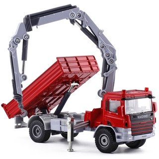 【國王玩具】Kaidiwei 凱迪威 1:50 1/50 吊卡車 隨車吊運輸車 吊車 起重機 合金 金屬 模型車 玩具車