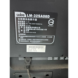 聲寶LM-32SA08D拆件主機板 電源板 邏輯板