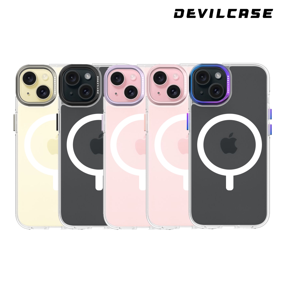 DEVILCASE iPhone 15 6.1吋 惡魔防摔殼 標準磁吸版2 (透明 手機殼)
