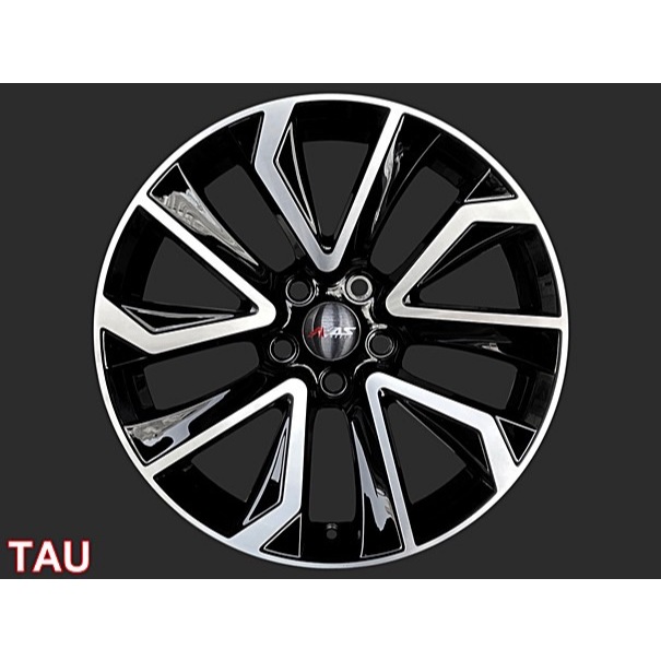 全新鋁圈 TAU 18吋 5孔100 5孔114.3 旋鍛 黑車面 COROLLA SPORT CC 專用 類豐田原廠型