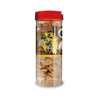 【老楊方塊酥T.K Food】高圓罐-芝麻鹹酥450G