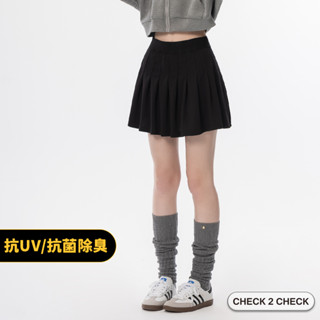 hue-環保臭味掰掰百褶褲裙 抗uv 抗菌除臭 吸濕排汗 瑜珈服 運動服 防走光 短裙【cbw-090001】[現貨]