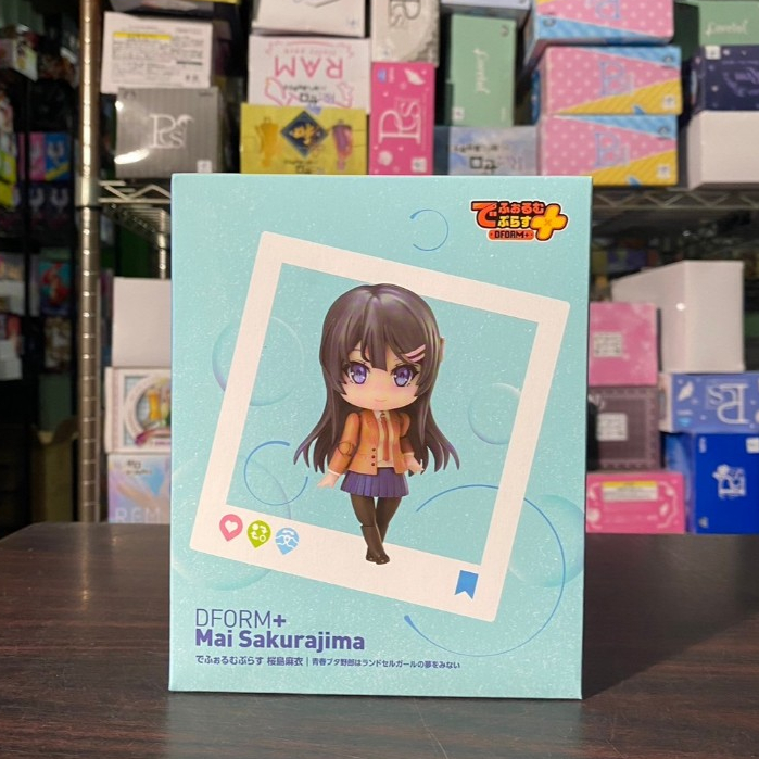 🌀日版客🌀 日版 青春豬頭少年 DFORM+ 櫻島麻衣 Q版 可動 elCOCO 黏土人 景品 公仔