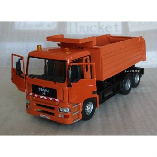 [丸山建機模型店]--- MAN 1/32 桔色砂石車模型----無外盒