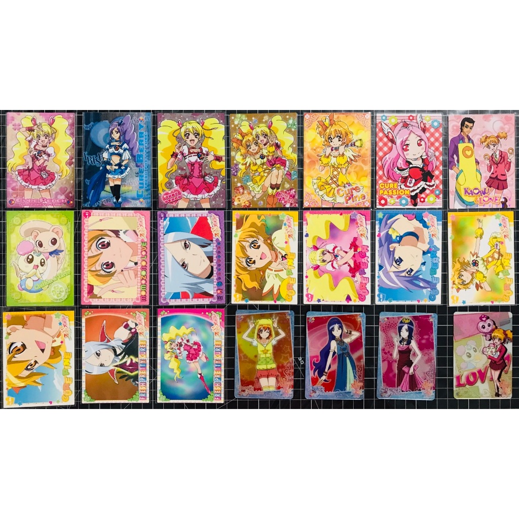 【現貨】日本 正版 光之美少女 光美 precure 幸福精靈 愛情天使 桃園愛 百香果天使 伊絲 卡片 收集卡 收藏卡