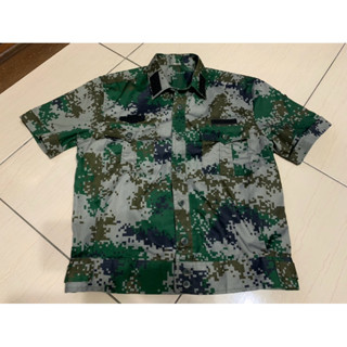 陸軍 數位迷彩 軍訓服 訓練服 短袖 上衣 160