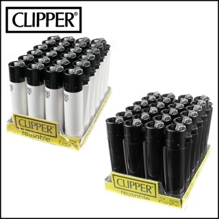 ☆福星屋☆【CLIPPER】西班牙品牌~火石打火機-1盒24入 (CP-11 白/黑 2色可選)