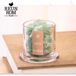 泰國 Reunrom 泰國皇室品牌 麗妍泰 居家擴香水晶石 綠色 Wealth ｜ Crystal Stone 300g