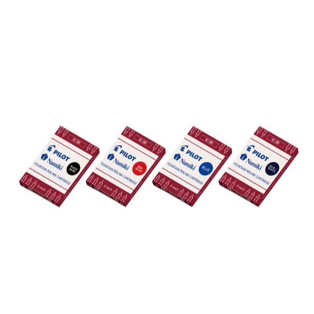 百樂PILOT IC-50 鋼筆彩色卡水(6入) 鋼筆彩色墨水 [日本製]