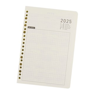 conifer綠的事務 2025年25K方格週誌內頁/補充式內頁★20孔6孔通用★
