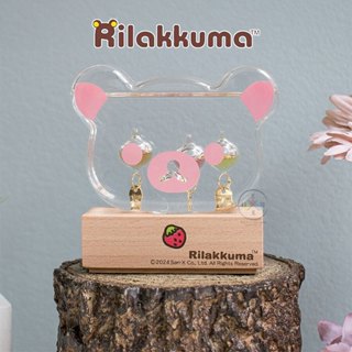 叉叉日貨 拉拉熊 懶懶熊 懶妹 大臉 伽利略 透明浮球溫度計 擺飾 日本正版【Ri46706】