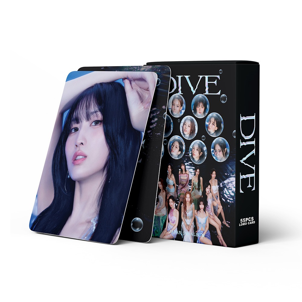 【現貨】 TWICE最新DIVE專輯小卡55張 女團官卡 LOMO小卡 俞定延Mina週子瑜Momo 自製小卡