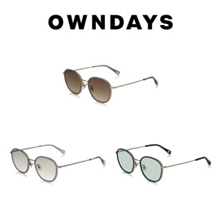 OWNDAYS 時尚金屬多角形框墨鏡(SUN1071T-2S)