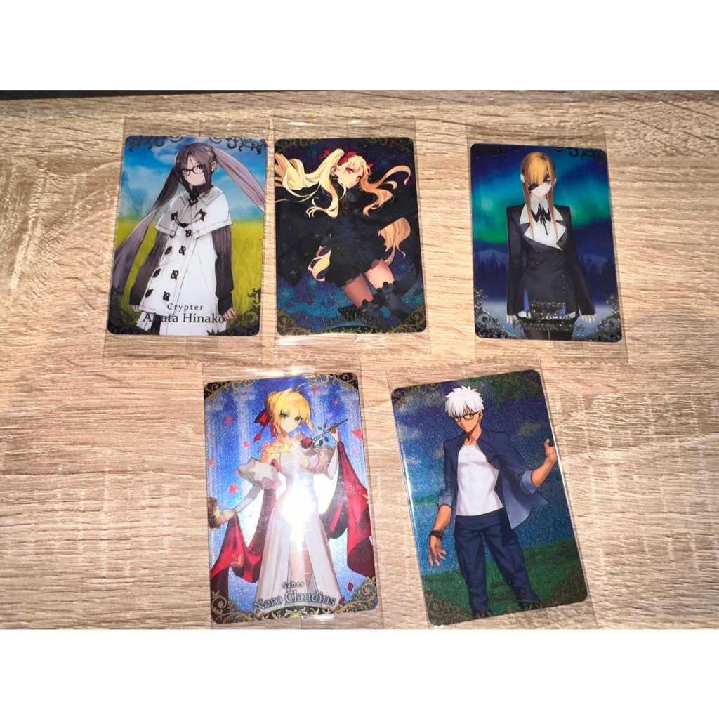 Fate/Grand Order（FGO）『食玩卡 / 威化餅 第13彈』fgo威化餅 衛宮尼祿艾蕾虞美人芥雛子奧菲莉婭