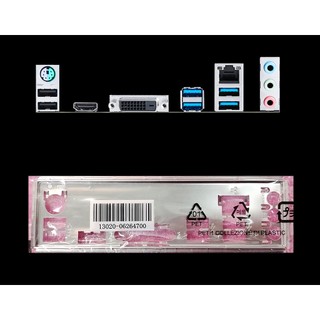客製化 華碩 B460M-A R2.0 H410M-K R2.0 原廠原裝 客製化 1:1 不銹鋼 後擋板 後檔片