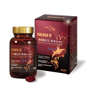 【宏碁健康】GOLDEN-I 頂級番紅花魚油複方膠囊 (60粒/瓶) {單盒販售} / 文鶴書店 Crane Publishing