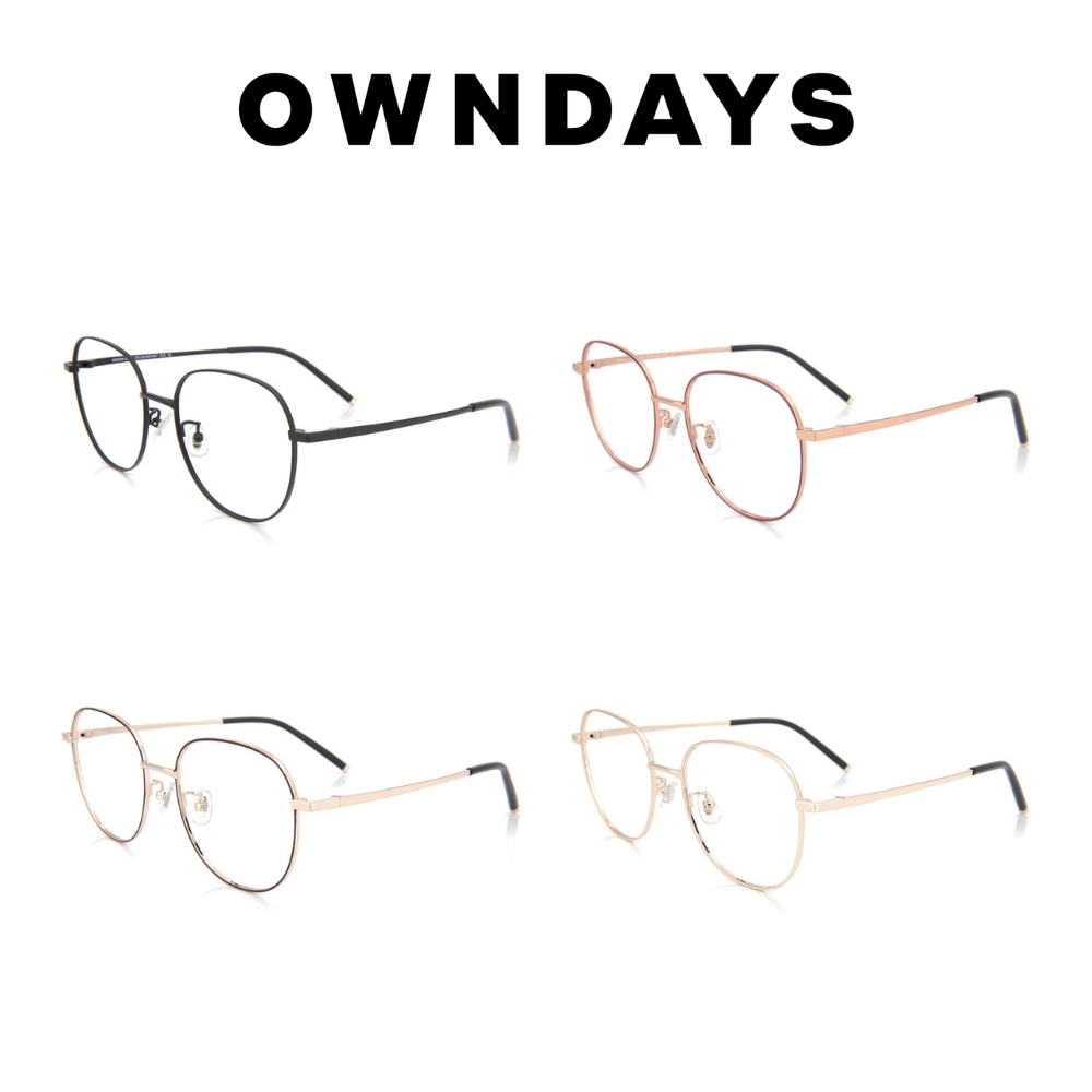 OWNDAYS +NICHE系列 文青金屬款光學眼鏡 NC3019N-1A