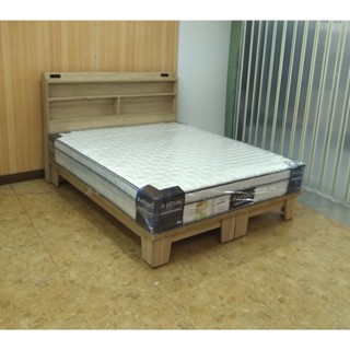 【SG居家美學】※限高雄市區※(SG4-807) 5尺/6尺雙人.雙插座.雙層.床頭片/高腳床底.床架.床臺/獨立筒床墊