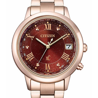 CITIZEN星辰 Hebe廣告xC款 光動能Hebe田馥甄廣告款鈦金屬電波腕錶 CB1138-62W