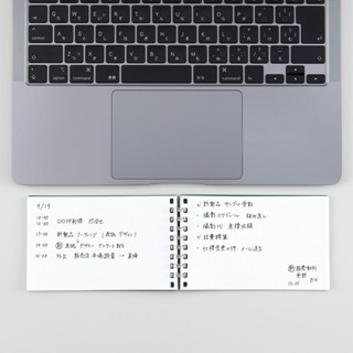 [現貨]正版LIHIT LAB.活頁可更換MemoPad Mutu 8孔開環筆記本筆記本 85 x 137mm 筆記本