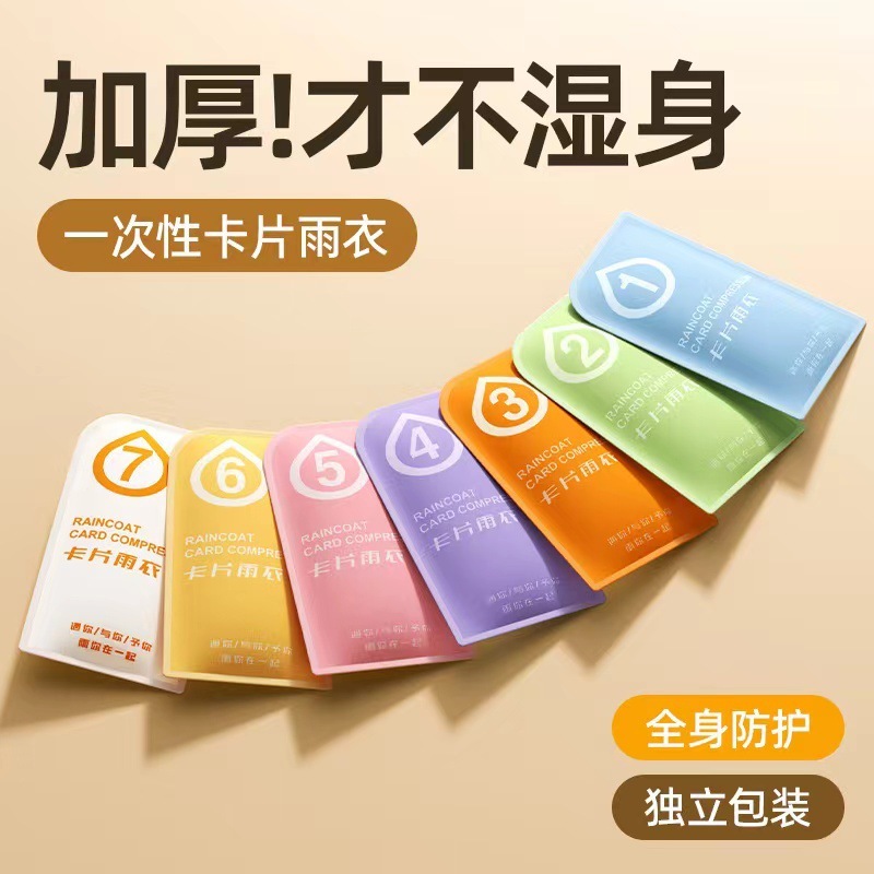 🔥 台灣現貨 🔥【H&S】一次性卡片雨衣 輕便雨衣 旅行必備 方便雨衣 便攜旅遊 拋棄式雨衣 一次性雨衣 獨立包裝雨衣