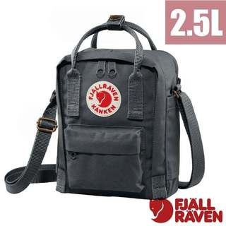 【Fjallraven 小狐狸】防潑水隨身袋 2.5L Kånken Sling 單肩側背包 斜背包 石墨灰 23797