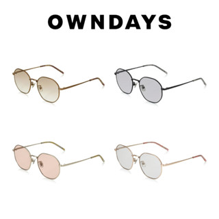 OWNDAYS 百搭多角金屬框款墨鏡 SUN1068T-2S