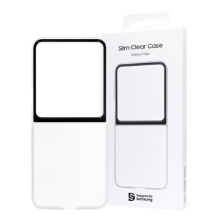 SAMSUNG 原廠 Galaxy Z Flip6 透明保護殼【盒裝】GP-FFF741
