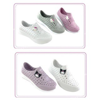 【現貨】小禮堂 Hello Kitty 休閒洞洞鞋 粉色 EU36-40