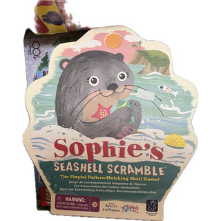 二手 Sophie's Seashell Scramble 硬頁書 Educational Insights