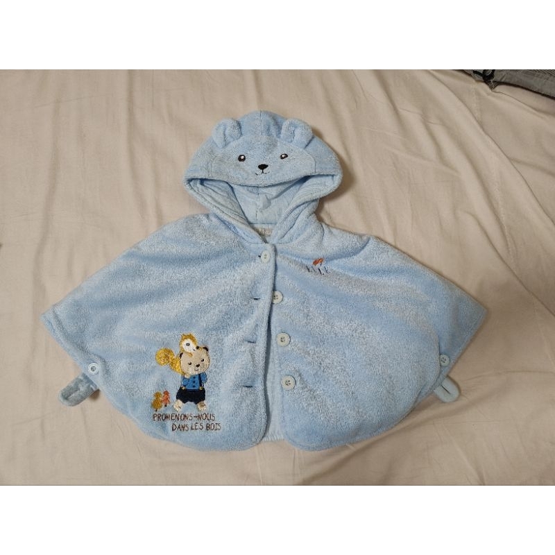 二手  ELLE. 熊熊斗篷.70公分