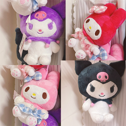 收藏轉賣 三麗鷗 酷洛米 美樂蒂 庫洛米 娃娃 玩偶 紫色酷洛米 黑色庫洛米 紅色美樂蒂 粉色美樂蒂 娃娃