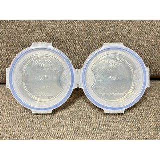 二手 樂扣樂扣 Lock&Lock 耐熱微波PP保鮮盒-圓形* 2入(HPL932) 300ml/114x55mm