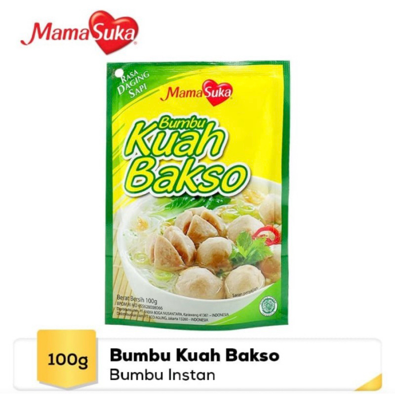 🇮🇩印尼Mamasuka Bumbu kuah bakso牛肉丸湯粉 100g