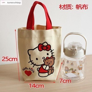 良品！推薦🎀【簡約出街通勤包包】上班族便攜手提袋帆布水桶包可愛水桶型手拎便當包寶媽外出手提包