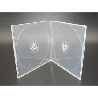 【臺灣製造】100個-雙片裝5mm 摔不破PP霧透 CD盒/DVD盒/光碟盒/CD殼 (12公分光碟片適用)