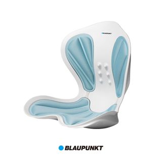 3D護脊振動椅墊 符合人體工學 背部按摩振動 端正坐姿~(BPB-M21BU)【BLAUPUNKT德國藍寶】藍寶♥輕頑味