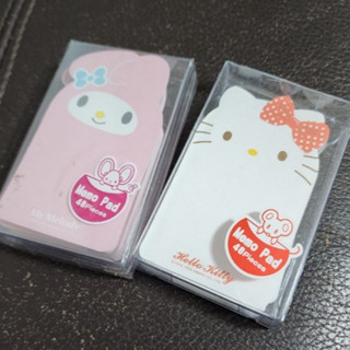 三麗鷗 kitty melody 名片造型便條紙（二手品九成新）