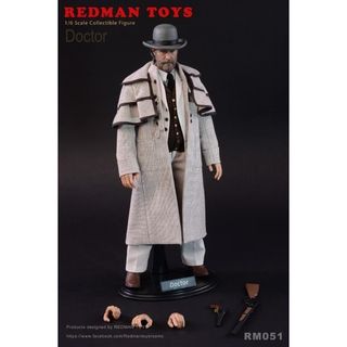 咩咩Q~~全新 REDMAN TOYS 1/6 RM051 Django Doctor 姜戈 醫生