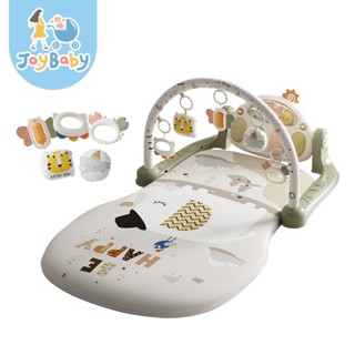 JOYBABY 嬰兒健力架 寶寶健身架 動物派對踢踢琴 遊戲墊 腳踏鋼琴音樂毯 寶寶玩具地毯