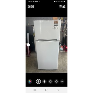 2019年新讚，一級能效～二手中古東元125公升二門冰箱，型號R1303W，2019年，保固3個月，請詢問大戶藥師