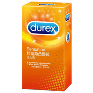 Durex杜蕾斯 凸點裝保險套12入 /盒 保險套