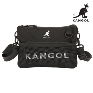 KANGOL袋鼠-多夾層小側包 單肩包 隨身小包 斜揹包 小包 AAstore