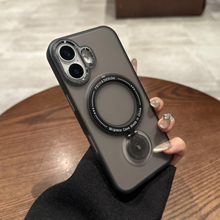 Magsafe磁吸 隱形支架手機殼 霧面防摔殼 蘋果保護殼 適用於 iphone 13 14 15 16 Pro max