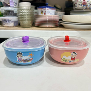 現貨全新 哆啦A夢 45週年 美味陶瓷方碗 可微波加熱 大雄款/靜香款