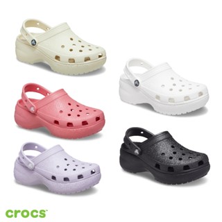 Crocs 卡駱馳 (女鞋) 厚底經典雲朵克駱格206750-2Y2 洞洞鞋