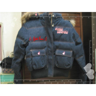 ☆╮HSUAN 蝦貨╭☆全新正品edwin 503牛仔藍色s號羽絨外套