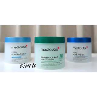 現貨 【KMU韓國美妝】 新款 Medicube ZERO 毛孔爽膚棉 潔膚綿 控油 精華 化妝水 去角質 積雪草 溫和